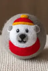 Ethical Global Polar Bear Felt Dryer Ball