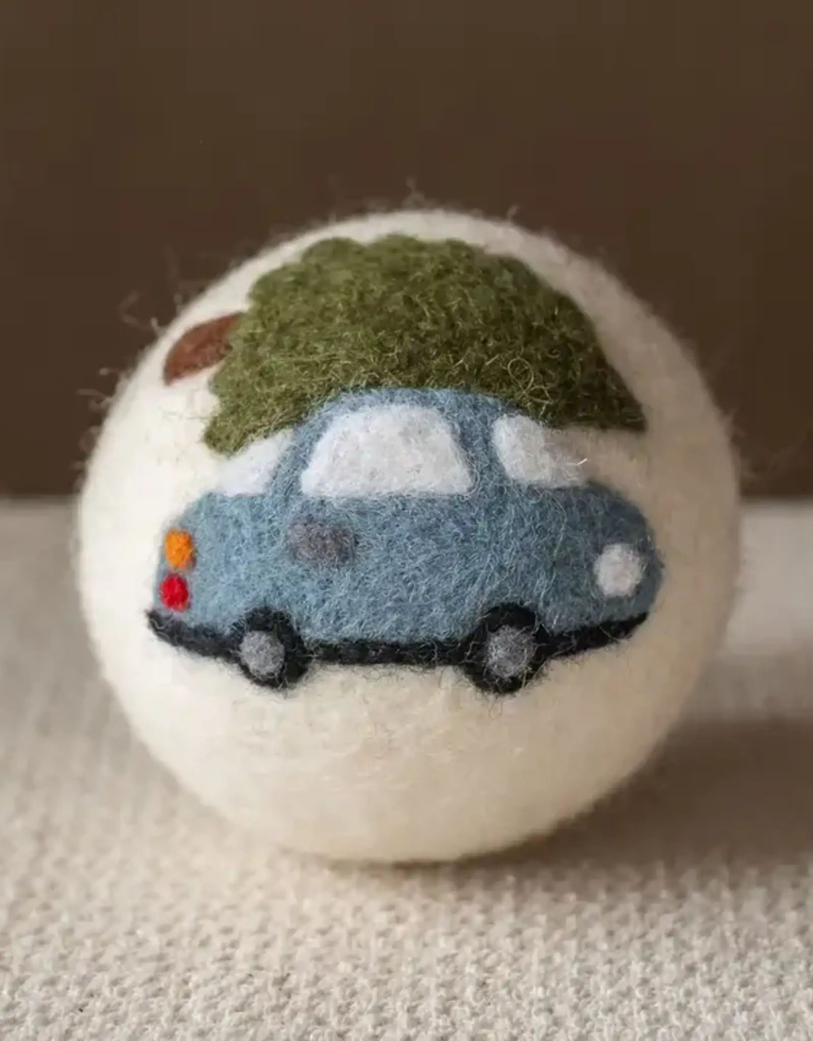 Ethical Global Car and Tree Felt Dryer Ball