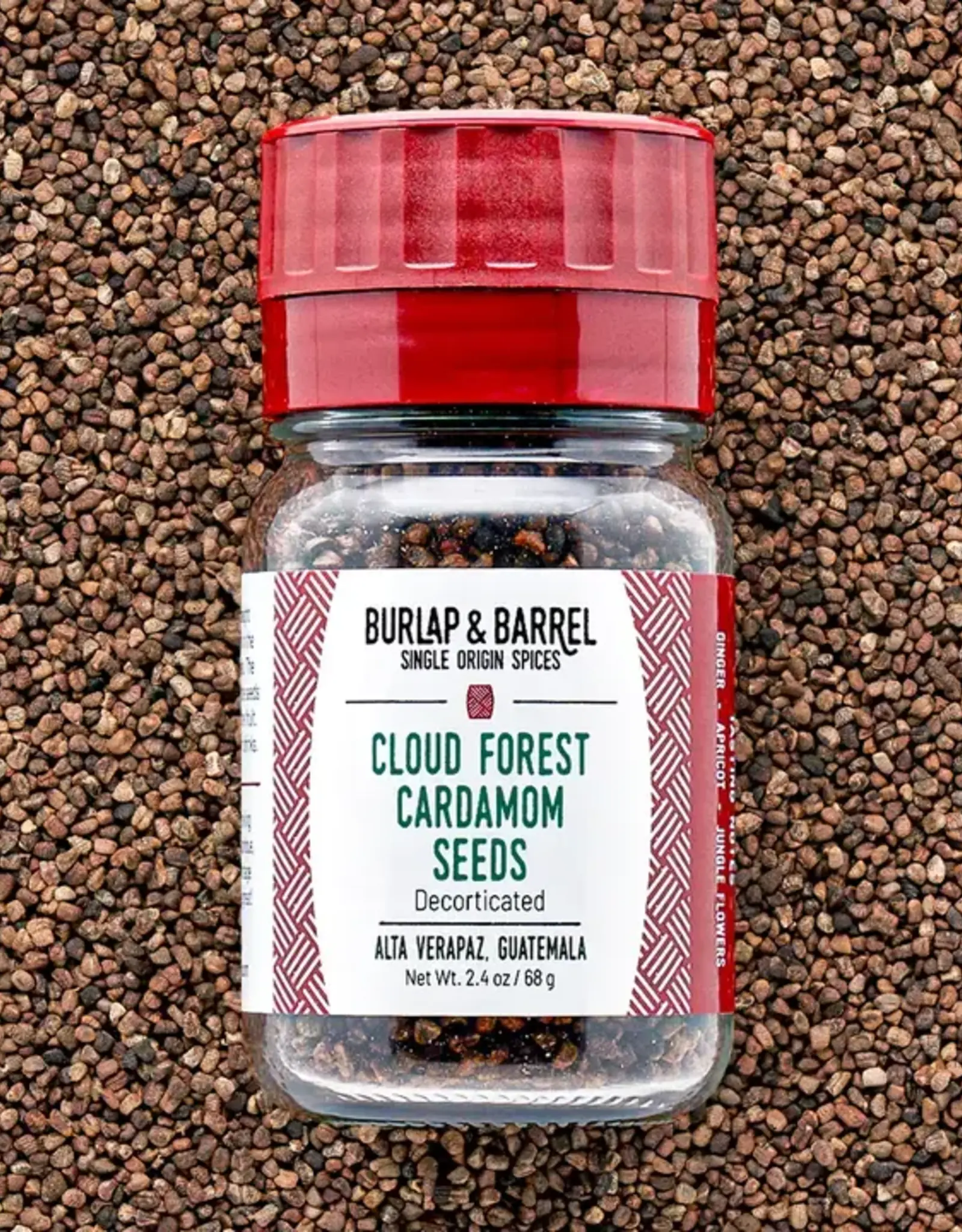 Burlap & Barrel Cloud Forest Cardamom Seeds (Grinder Top 2.4oz)