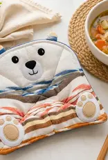 Upavim Crafts Polar Bear Microwave Bowl Cozy