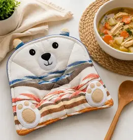 Upavim Crafts Polar Bear Microwave Bowl Cozy