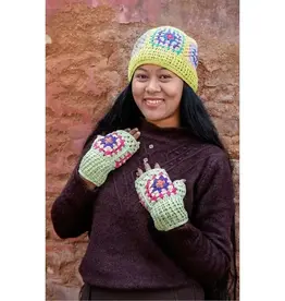 Ganesh Himal Cotton Crochet Granny Square Hat - Assorted