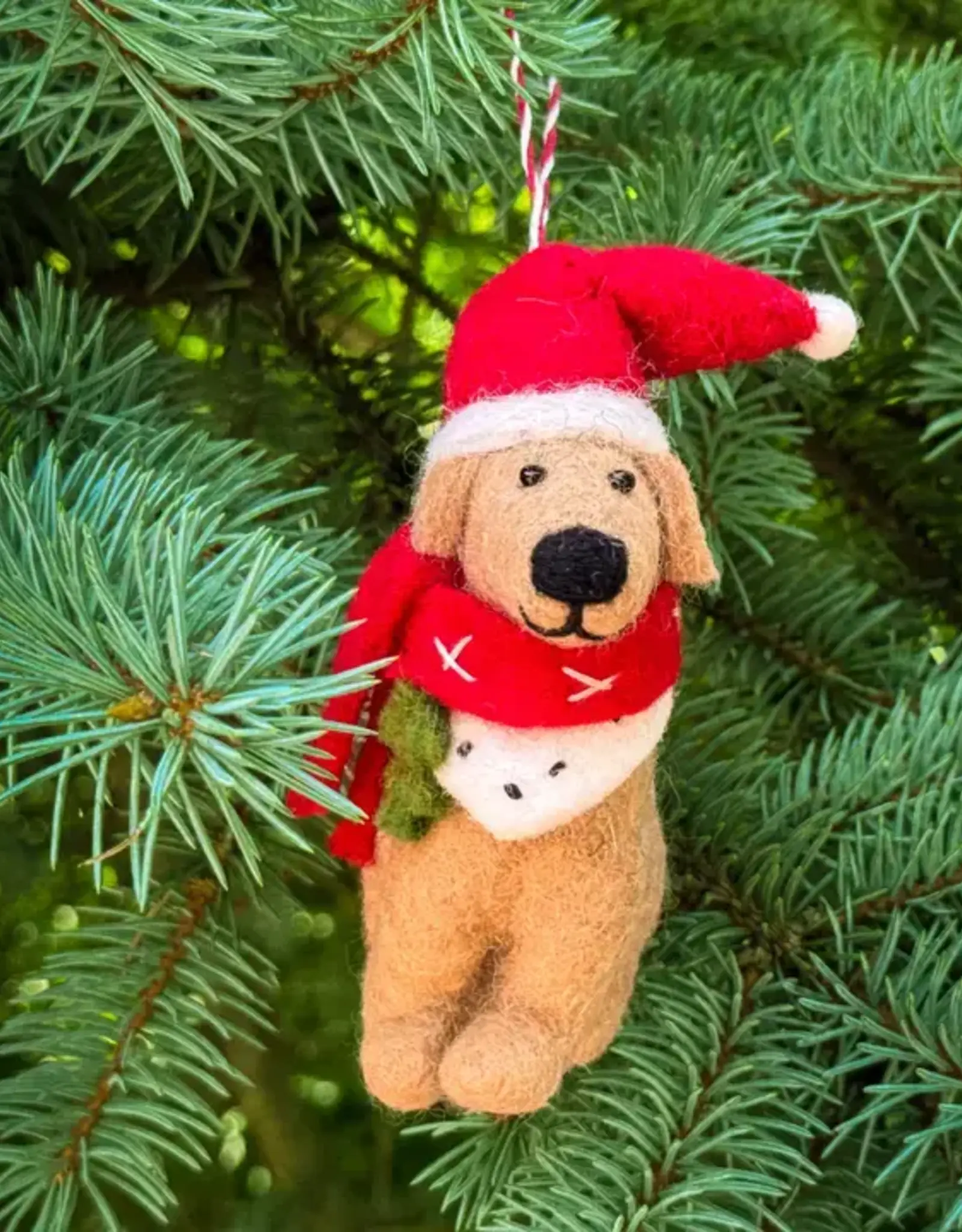 Global Crafts Big Dog Golden Lab Ornament