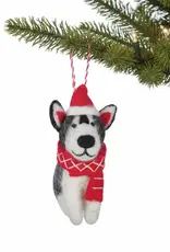 Global Crafts Big Dog Husky Ornament