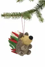 Global Crafts Christmas Hedgehog Ornament