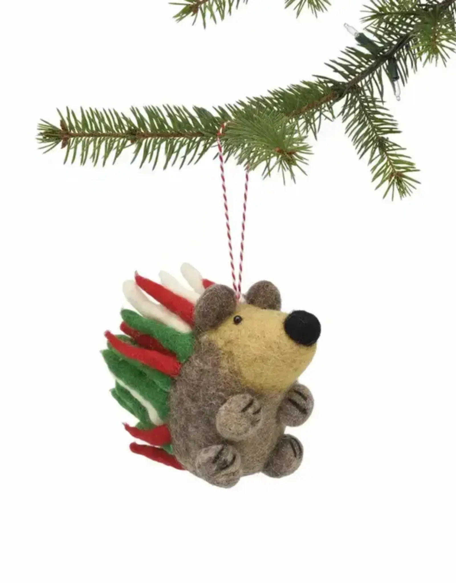 Global Crafts Christmas Hedgehog Ornament