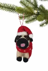 Global Crafts Big Dog Pug Ornament