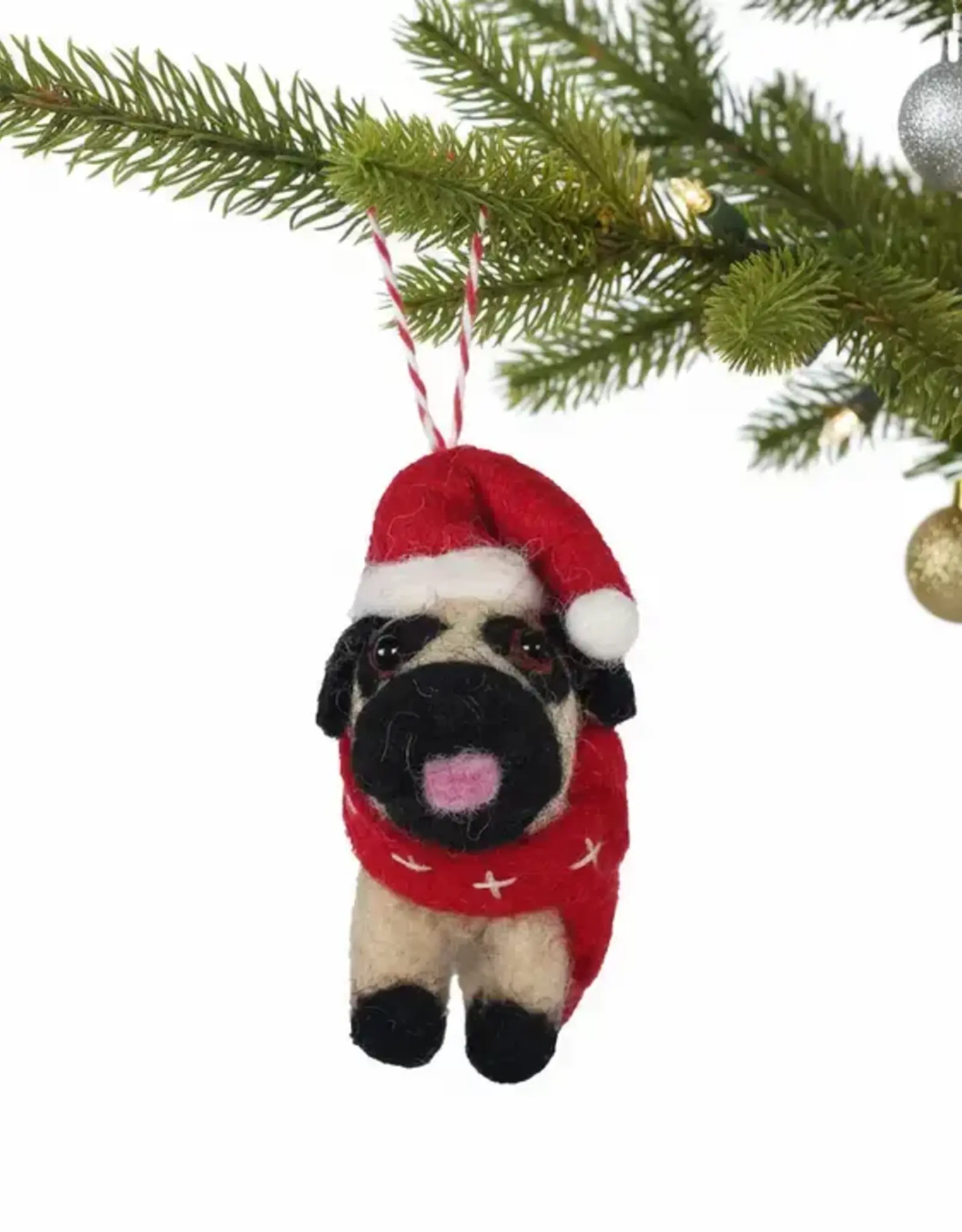 Global Crafts Big Dog Pug Ornament