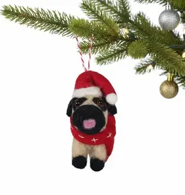 Global Crafts Big Dog Pug Ornament