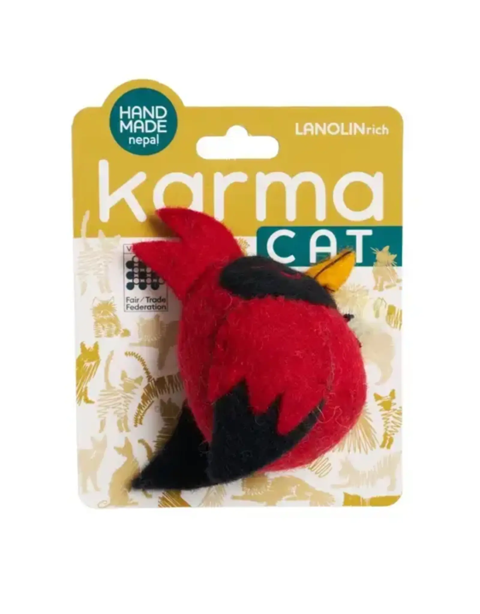 Dharma Dog Karma Cat Cardinal Cat Toy