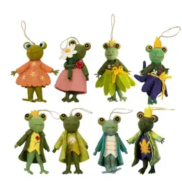 The Winding Road Felt Frog Ornament
