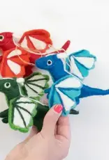 The Winding Road Felt Dragon Ornament