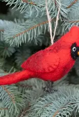 The Winding Road Felt Cardinal Ornament