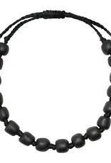 Global Mamas Glass Pearls Bracelet (Black)