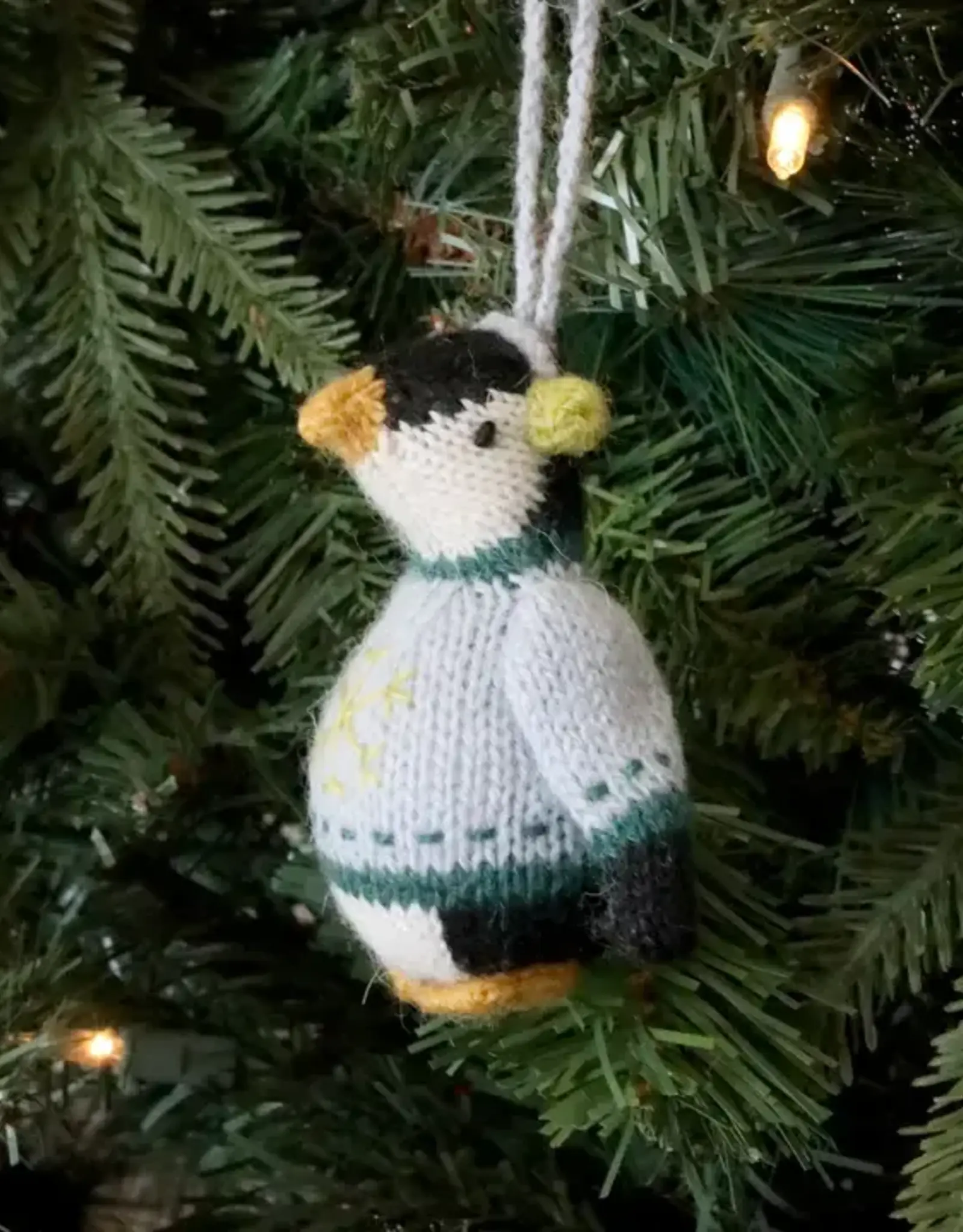 Melange Collection Penguin with Earmuffs Ornament