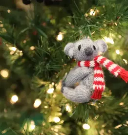 Melange Collection Knit Koala Ornament