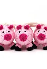 Melange Collection Knit Flying Pigs Ornament
