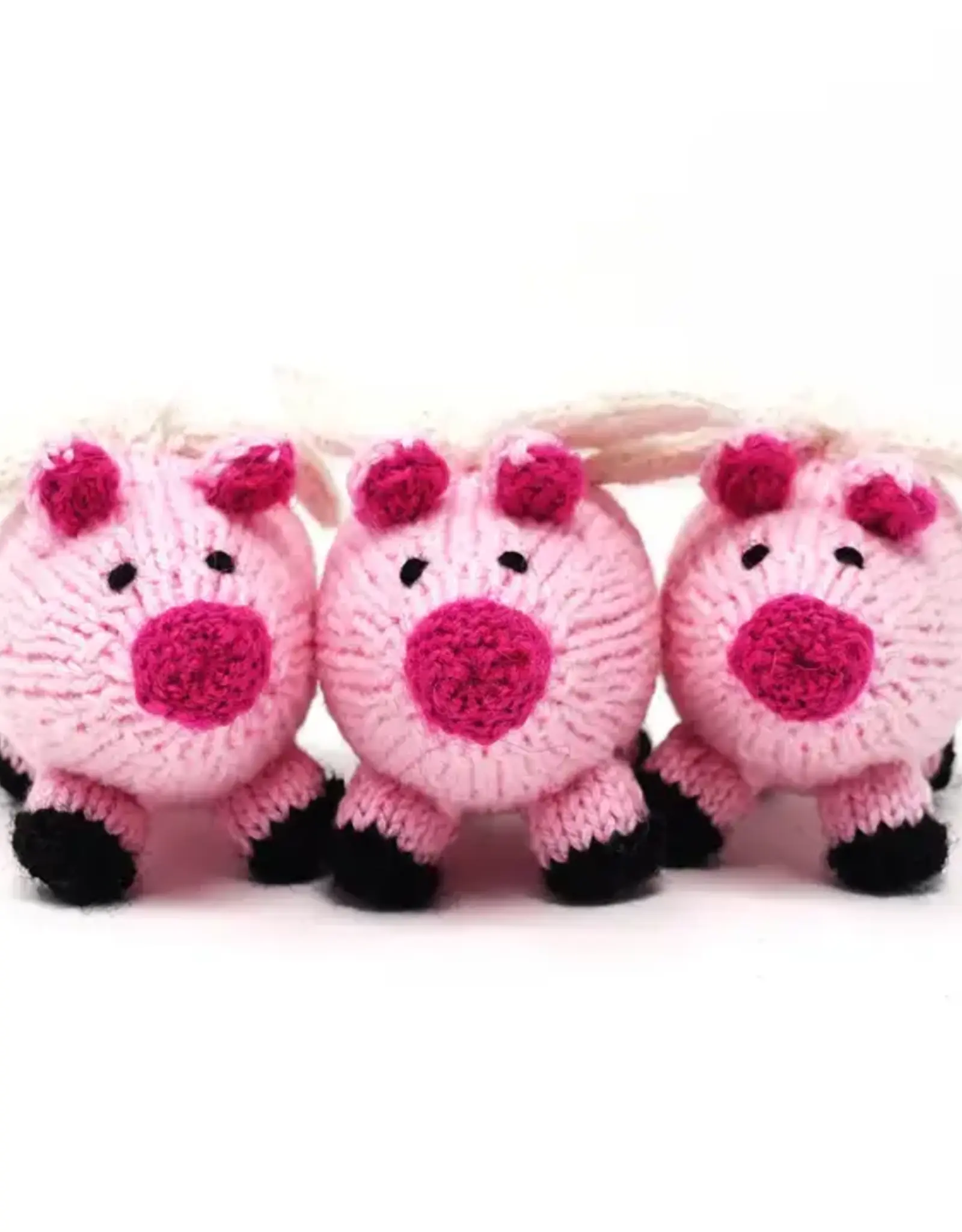 Melange Collection Knit Flying Pigs Ornament