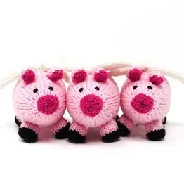 Melange Collection Knit Flying Pigs Ornament