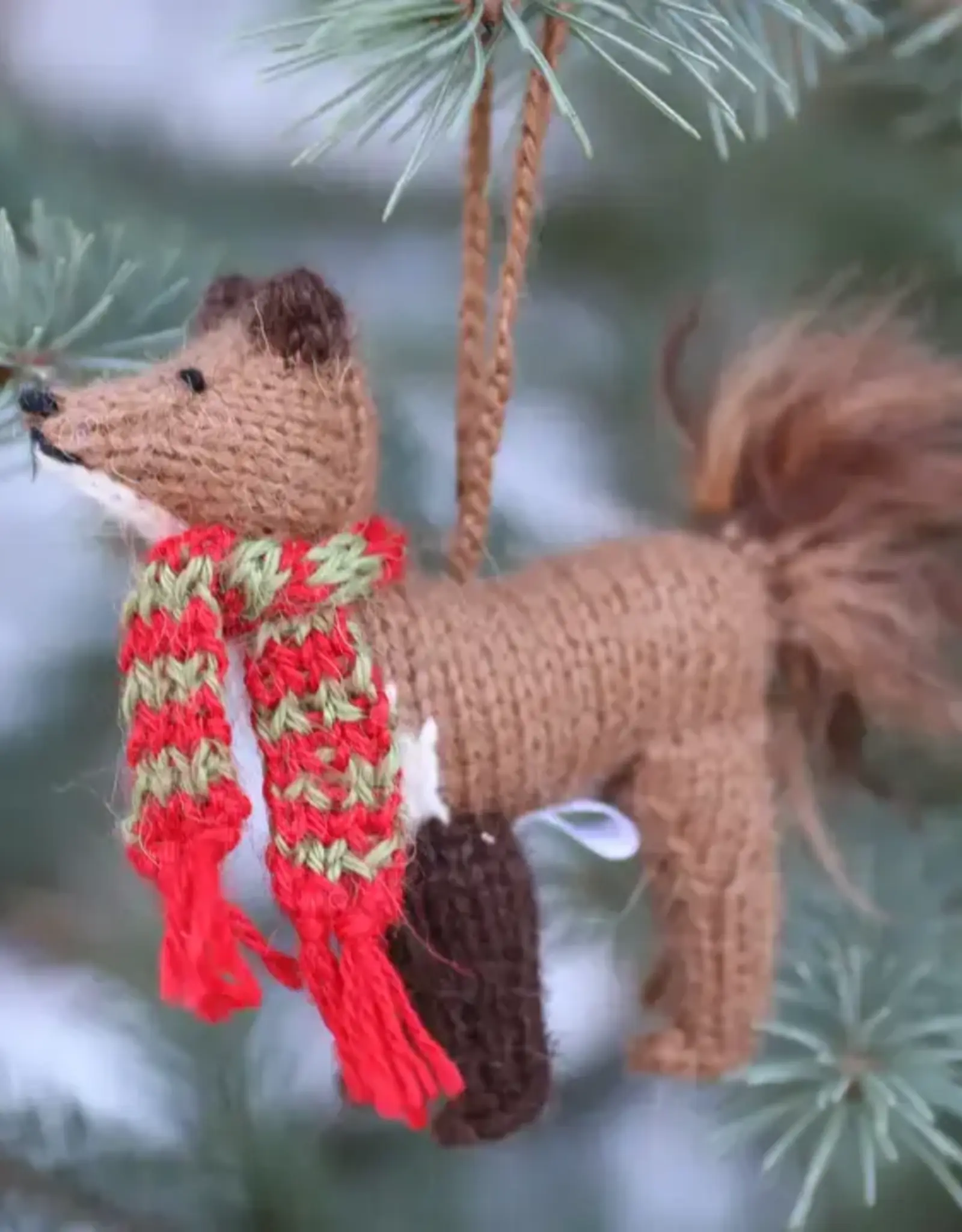 Melange Collection Fox in Scarf Ornament-Assorted