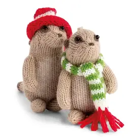 Melange Collection Knit Meerkat Ornaments-Assorted