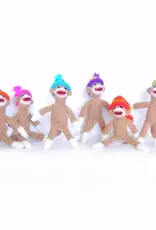 Melange Collection Sock Monkey Ornament-Assorted