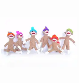 Melange Collection Sock Monkey Ornament-Assorted