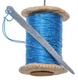 Silk Road Bazaar Felt Spool of Thread Ornament