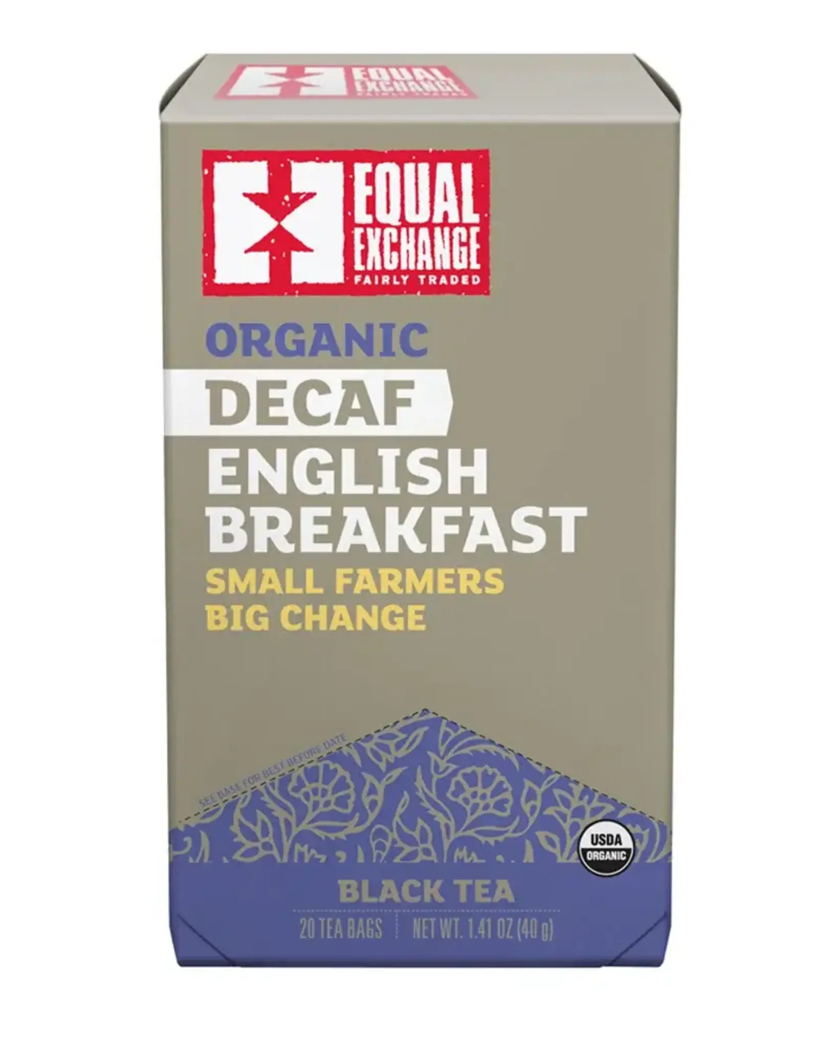 Equal Exchange Organic  Decaffeinated English Breakfast Tea