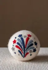 Ethical Global Fireworks Felt Dryer Ball