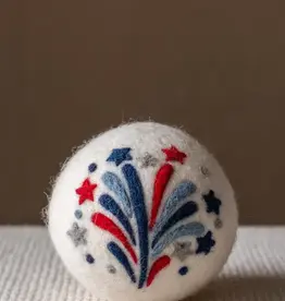 Ethical Global Fireworks Felt Dryer Ball
