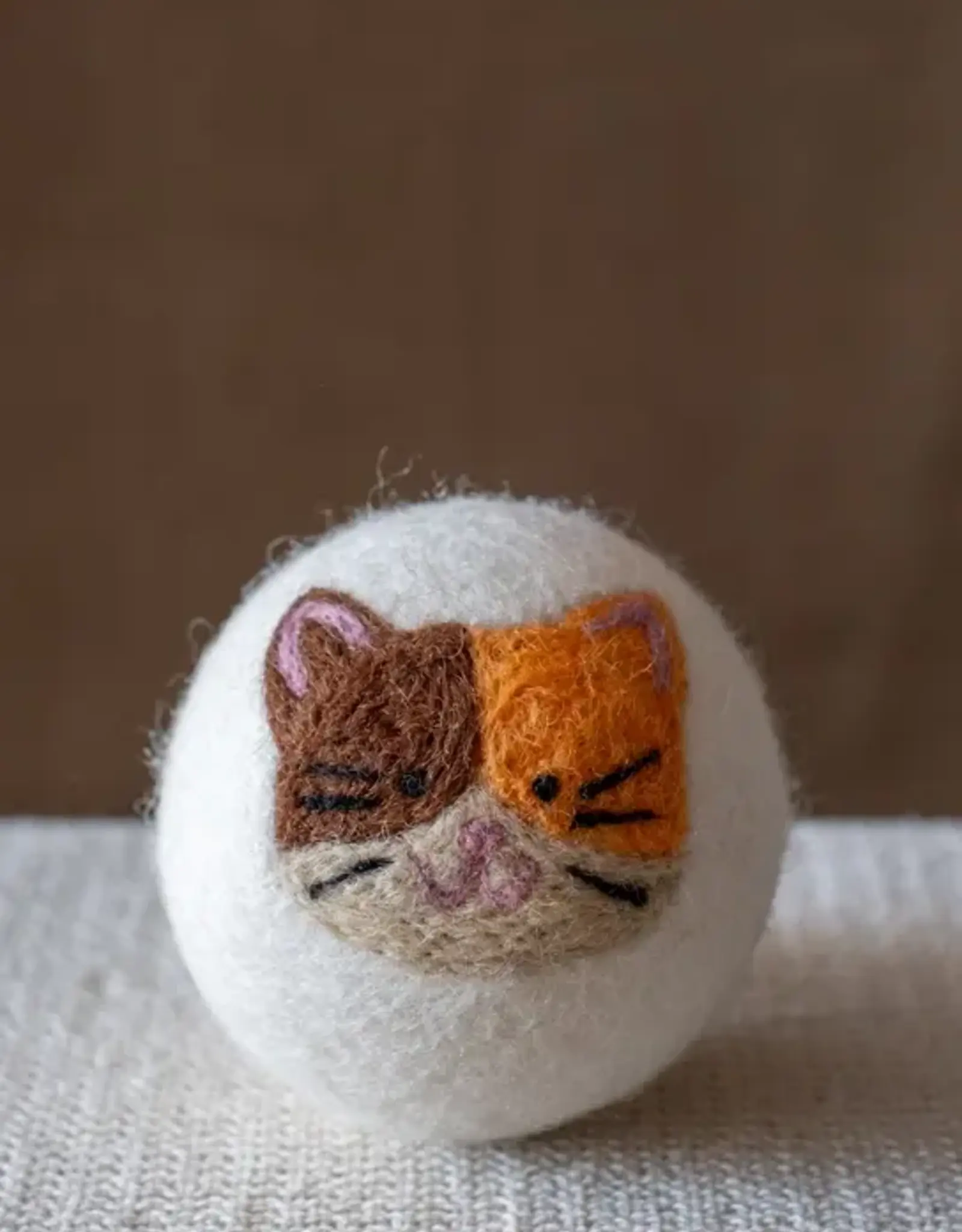 Ethical Global Calico Cat Felt Dryer Ball