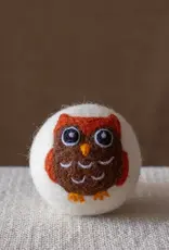 Ethical Global Brown Owl Felt Dryer Ball
