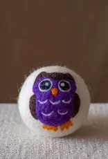 Ethical Global Purple Owl Felt Dryer Ball