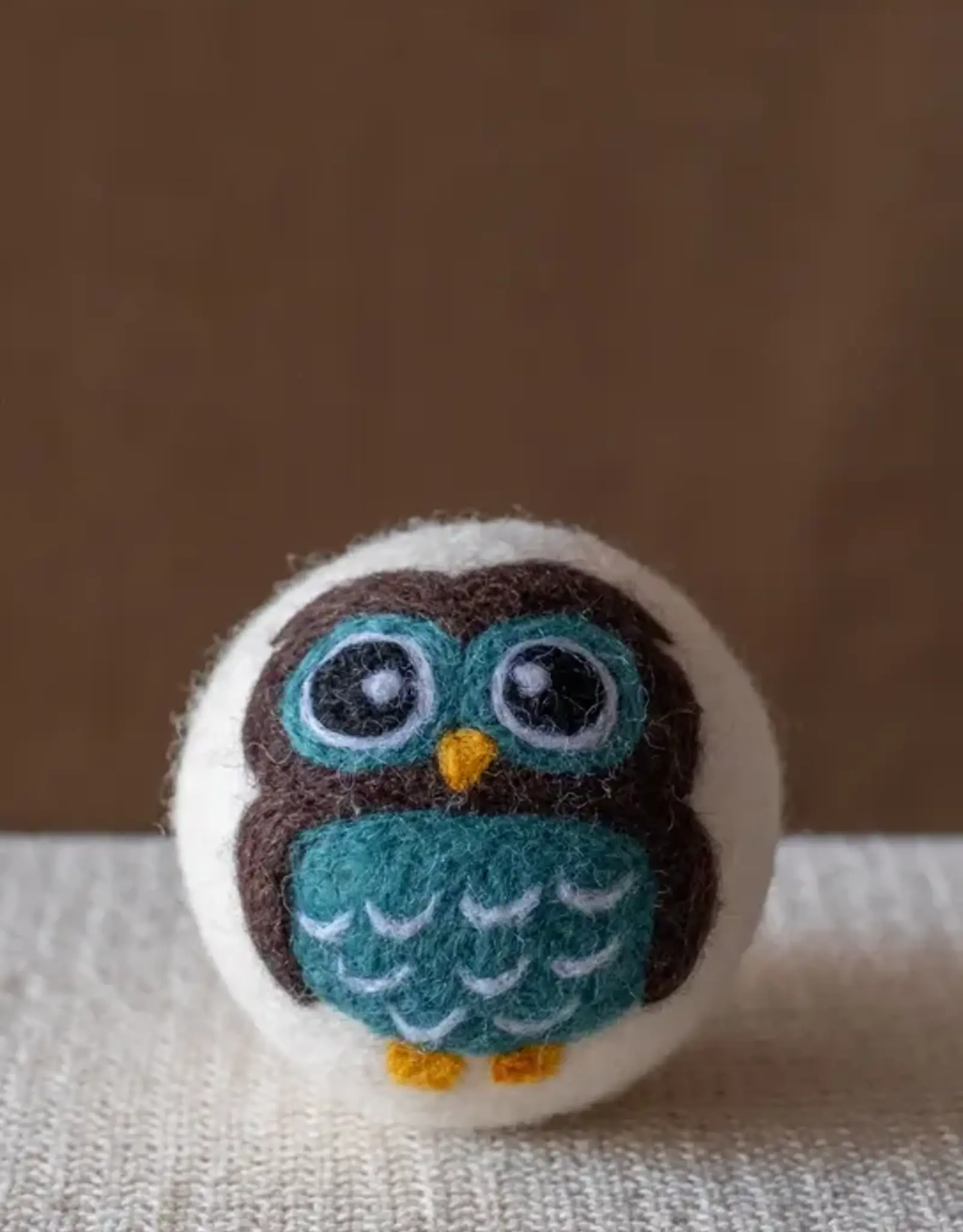Ethical Global Blue Owl Felt Dryer Ball