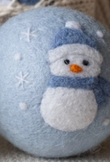 Ethical Global Snowman Felt Dryer Ball