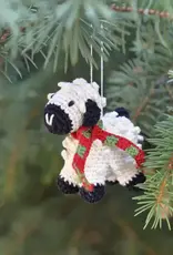 Melange Collection Crochet Lamb Ornament