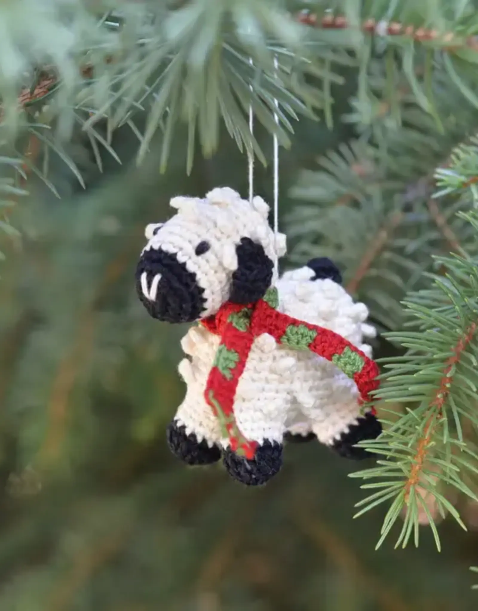 Melange Collection Crochet Lamb Ornament