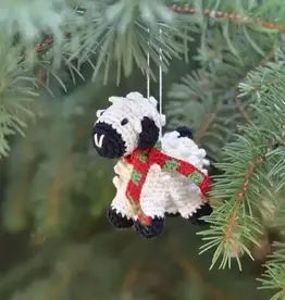 Melange Collection Crochet Lamb Ornament