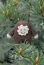 Melange Collection Crochet Bigfoot Ornament