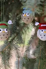 Melange Collection Crochet Owl Ornament