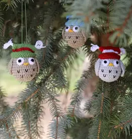 Melange Collection Crochet Owl Ornament