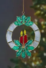 Serrv Capiz Wreath Christmas Ornament