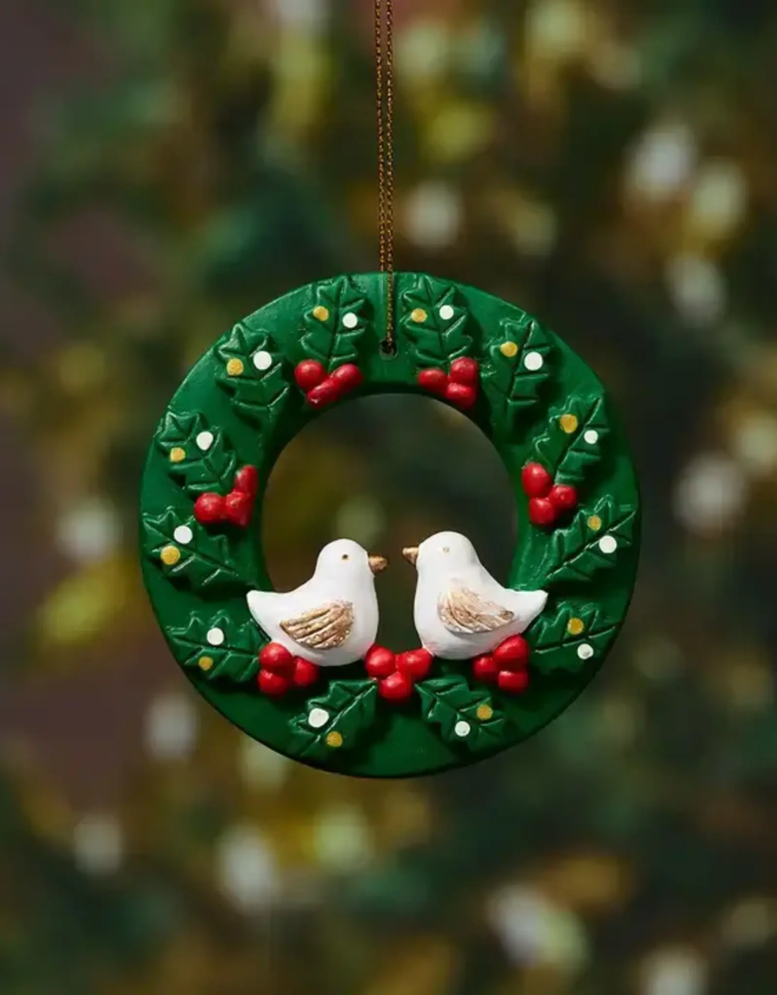 Serrv Peace Dove Wreath Ornament