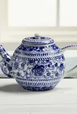 Serrv Indigo Bloom Tea Infuser Teapot