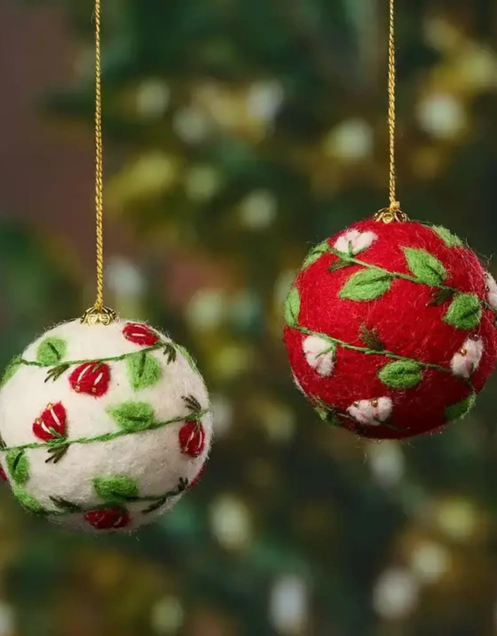 Serrv Snowdrop Ball Ornament