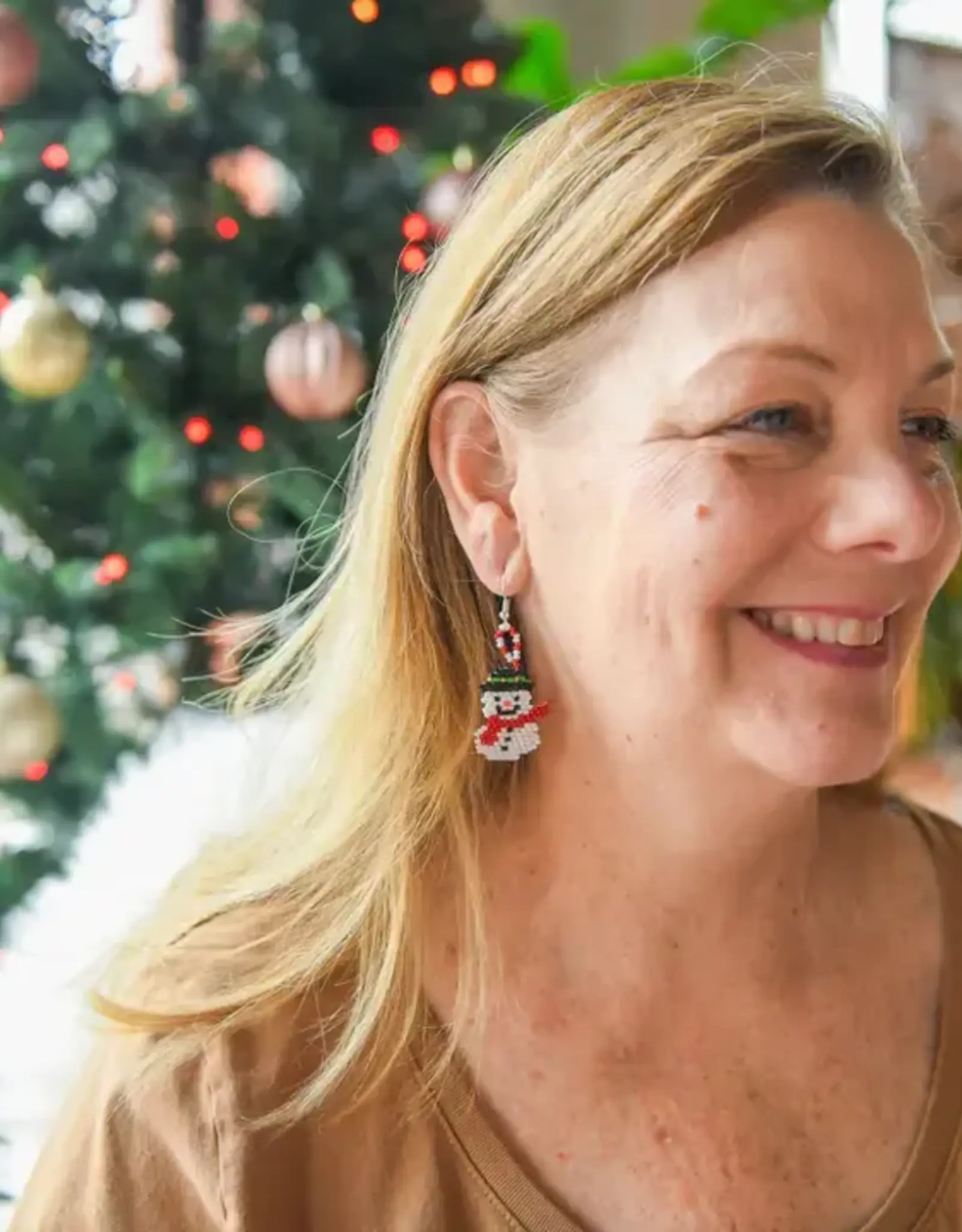 Lucia's Imports Frosty Earrings
