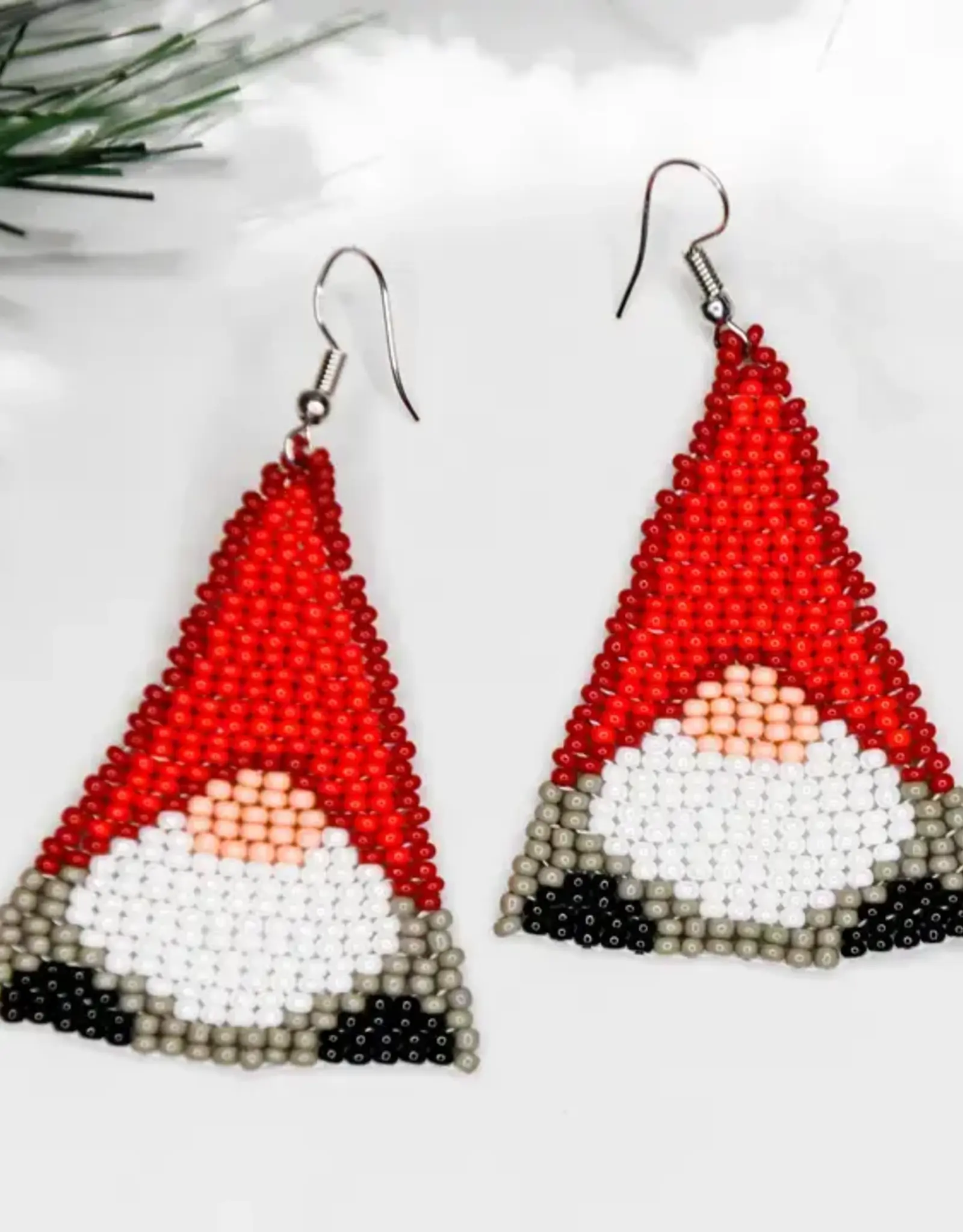 Lucia's Imports Holiday Gnome Earrings