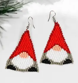 Lucia's Imports Holiday Gnome Earrings