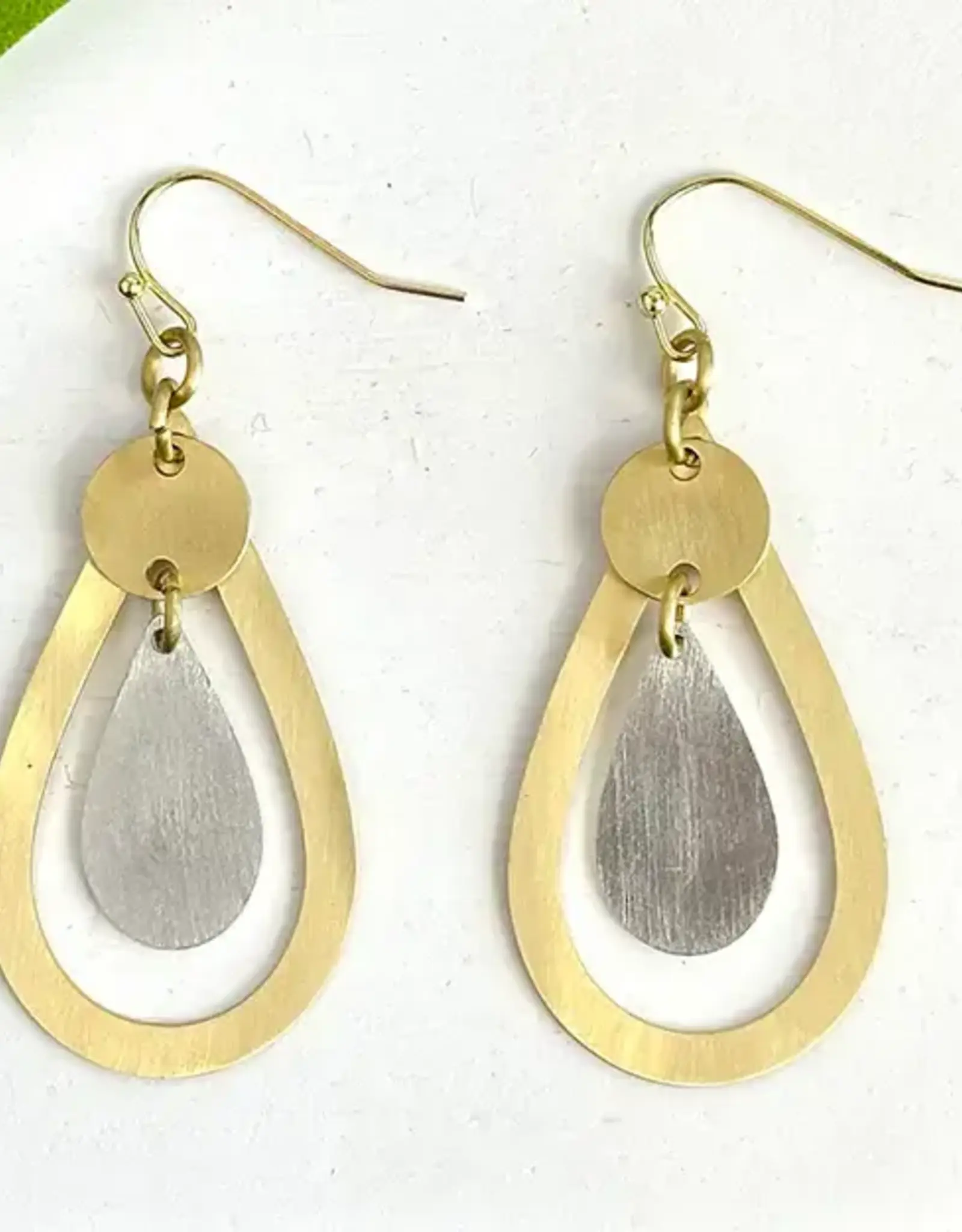 WorldFinds Radiant Charmed Teardrop Earrings